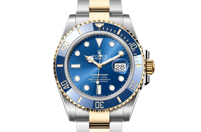 podrobiony projektant Rolex Submariner Date Stal ostrygowa i żółte złoto M126613LB-0002