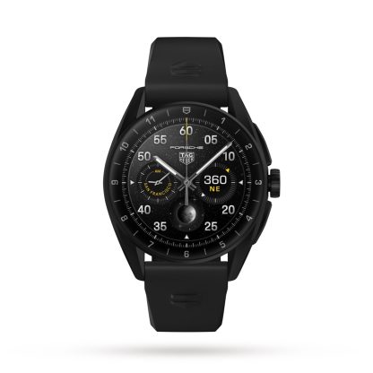 podrobiony projektant Zegarek męski TAG Heuer Connected Calibre E4 All Black 42 mm Rubber SBR8081.BT6299