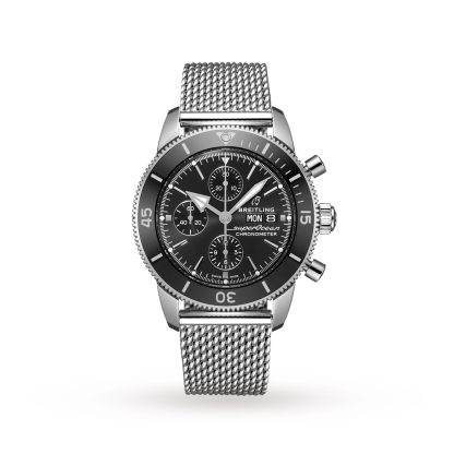 podróbka nadgarstka Breitling Superocean Heritage Chronograph 44 Zegarek ze stali nierdzewnej Stal nierdzewna A13313121B1A1