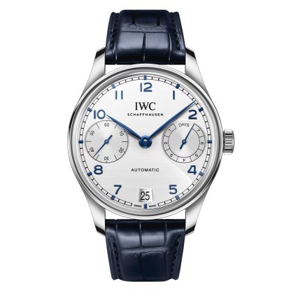 podróbka nadgarstka IWC Portugieser Automatic 42 Silver Alligator IW501702