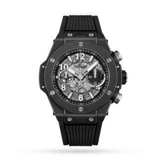 projektant gorąca sprzedaż Hublot Big Bang Unico Black Magic 44 mm Rubber 421.CI.1170.RX