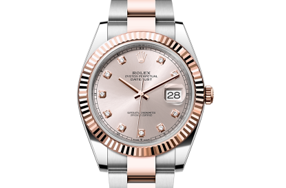 projektant gorącej sprzedaży Rolex Datejust 41 Oystersteel i Everose Gold M126331-0007