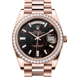 projektant hurtowy Rolex Day-Date 40 Everose złoto i diamenty M228345RBR-0016