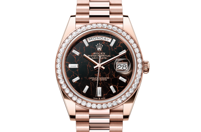 projektant hurtowy Rolex Day-Date 40 Everose złoto i diamenty M228345RBR-0016