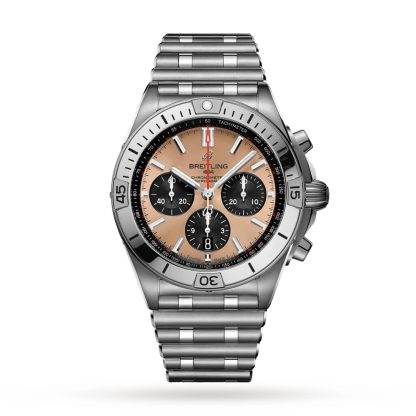 projektant mody Breitling Chronomat B01 42 Zegarek ze stali nierdzewnej Stal nierdzewna AB0134101K1A1