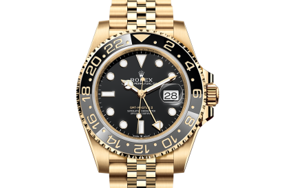 projektant replik Rolex GMT-Master II żółte złoto M126718GRNR-0001