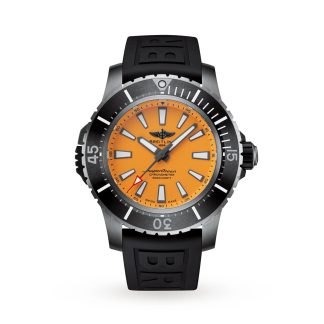 projektant wysokiej jakości Breitling Superocean Automatic 48 Zegarek z gumowym paskiem E17369241I1S1