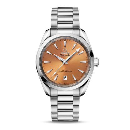 projektant wysokiej jakości Omega Seamaster Aqua Terra 150m Co-Axial Master Chronometer 38mm Zegarek unisex Żółty Stal nierdzewna O22010382012001