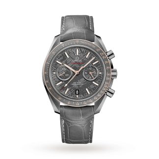 projektant wysokiej jakości Omega Speedmaster Grey Side of the Moon Meteorite Zegarek męski Skóra O31163445199001