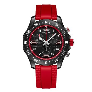 replika projektanta Breitling Endurance Pro 38mm Zegarek Unisex Czerwony Kauczuk X83310D91B2S1