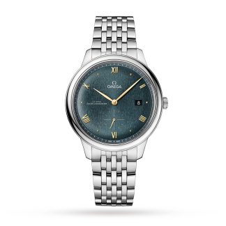 replika projektanta Omega De Ville Prestige Co-Axial Master Chronometer Small Seconds 41mm Zegarek męski Zielony Stal nierdzewna O43410412010001