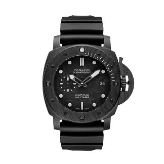 replika projektanta Panerai Submersible Marina Militare Carbotech 47mm Zegarek męski Guma PAM02979