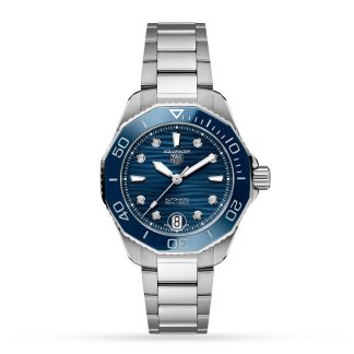 replika projektanta TAG Heuer Aquaracer Professional 300 Automatic 36mm Zegarek damski Stal szlachetna WBP231B.BA0618