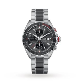 replika projektanta TAG Heuer Formuła 1 Calibre 16 44mm Zegarek męski z automatycznym chronografem Stal nierdzewna CAZ2012.BA0970