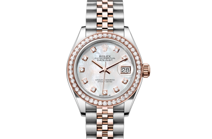 sztuczny nadgarstek Rolex Lady-Datejust Stal ostrygowa