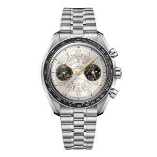 tani luksus Omega Speedmaster Chronoscope Paris 2024 Olympics 43mm Zegarek męski Stal nierdzewna O52230435102001