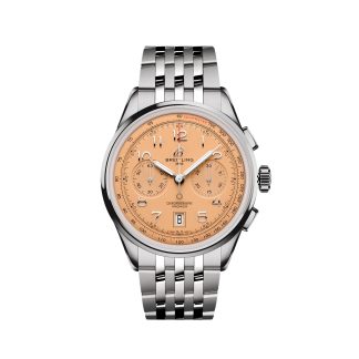 tani projektant Breitling Premier B01 Chronograph 42mm Zegarek męski Miedź Stal szlachetna Stal szlachetna AB0145331K1A1