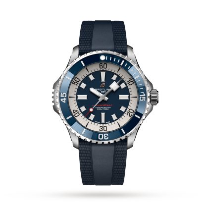 tani projektant Breitling Superocean Automatic 46 Zegarek ze stali nierdzewnej Kauczuk A17378E71C1S1