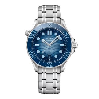 tani projektant Omega Seamaster Diver 300M Co-Axial Master Chronometer 42mm Summer Blue Stainless Steel O21030422003003