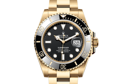 tani projektant Rolex Submariner Date żółte złoto M126618LN-0002