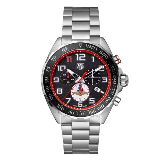 tani projektant TAG Heuer Formuła 1 Indy 500 43mm Edycja Specjalna Zegarek Męski Czarny Stal Nierdzewna CAZ101AW.BA0842