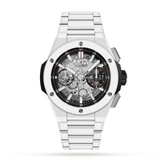 tani projektant Zegarek męski Hublot Big Bang Integrated White Ceramic 42 mm Ceramic 451.HX.1123.HX